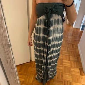 Tie dye maxi dress